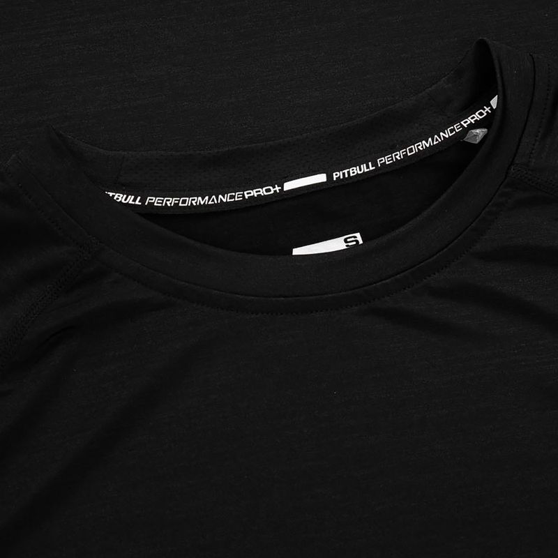 Pánsky chránič Rashguard s dlhým rukávom Pitbull West Coast Performance Small Logo black 8