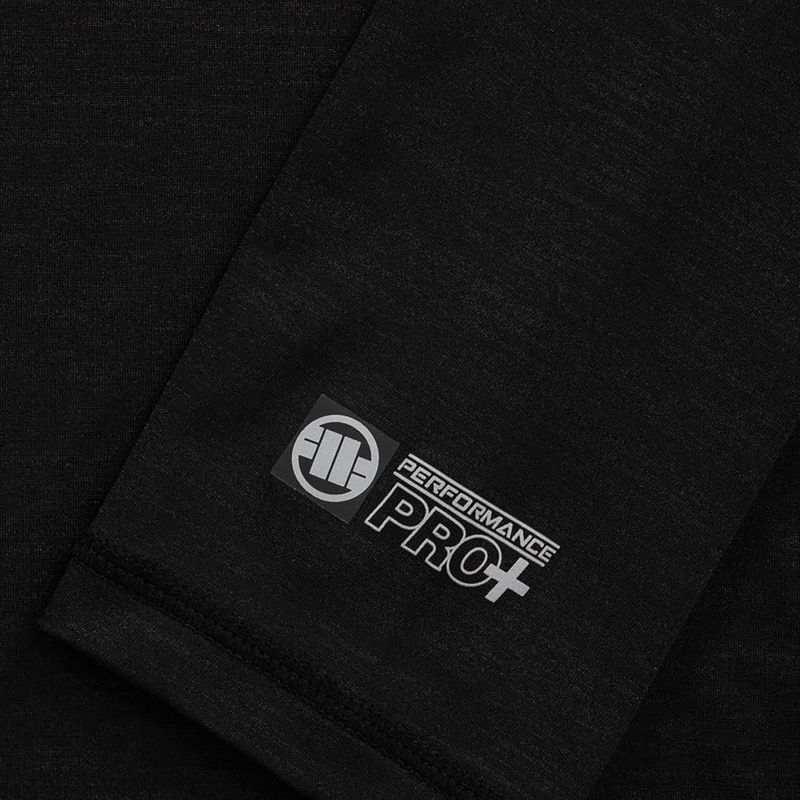 Pánsky chránič Rashguard s dlhým rukávom Pitbull West Coast Performance Small Logo black 10