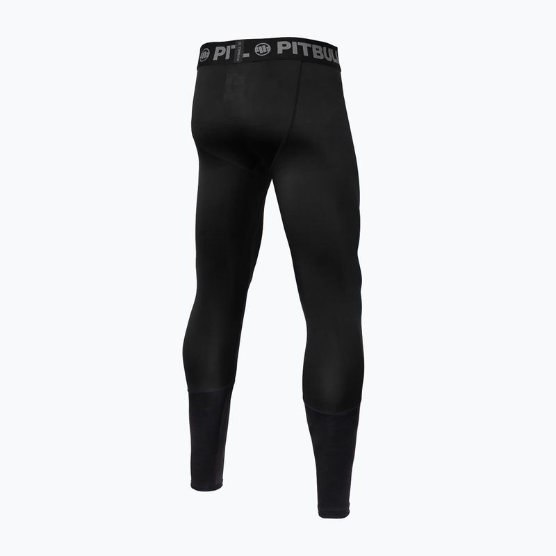 Pánske legíny Pitbull West Coast Performance New Logo black 2