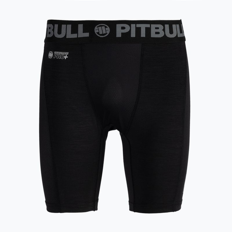 Pánske kompresné šortky Pitbull West Coast Performance Compression black