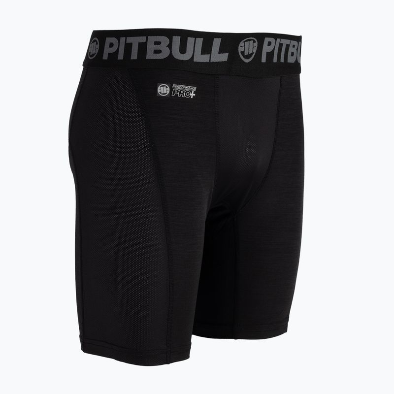 Pánske kompresné šortky Pitbull West Coast Performance Compression black 3
