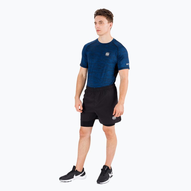 Pánske tréningové šortky Pitbull West Coast Performance Mesh 2 black 5