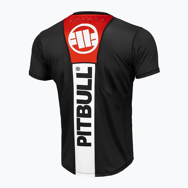 Pánske tréningové tričko Pitbull Mesh Performance Pro Plus Hilltop Sports black 8