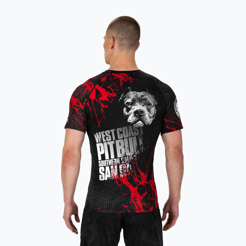 Pánsky chránič Rashguard Pitbull West Coast Blood Dog 2 Rash black 3