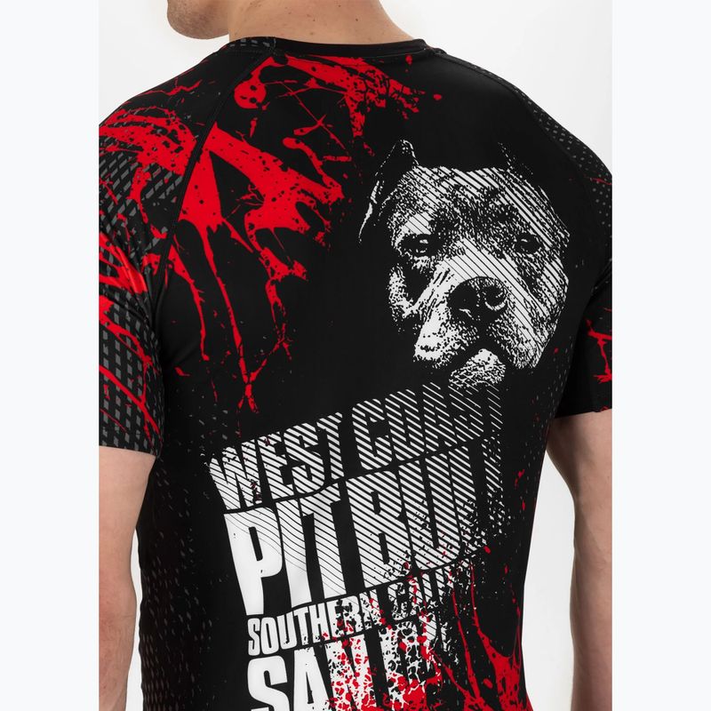Pánsky chránič Rashguard Pitbull West Coast Blood Dog 2 Rash black 4