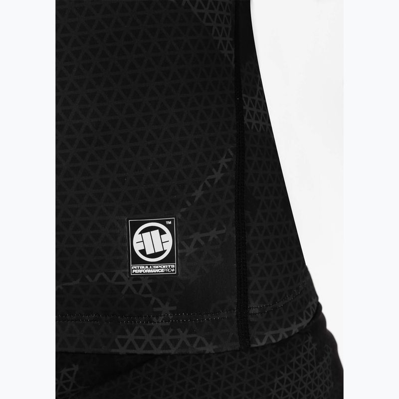 Pánsky chránič Rashguard s dlhým rukávom Pitbull West Coast Net Camo 2 Rash black camo 7