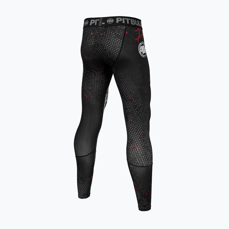 Pánske legíny Pitbull West Coast Leggins Blood Dog 2 black 2