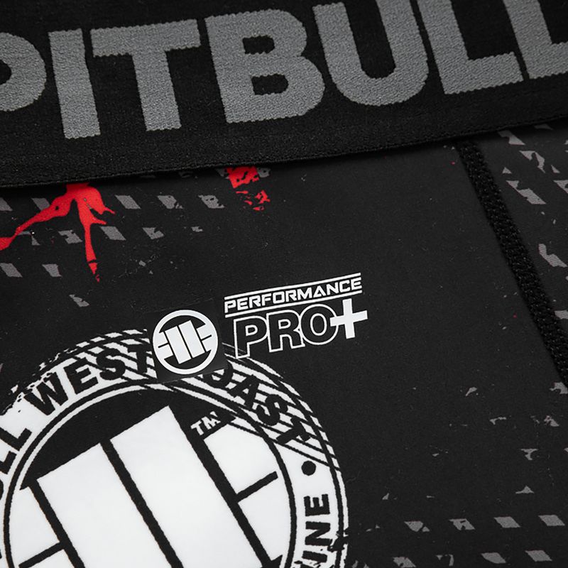 Pánske legíny Pitbull West Coast Leggins Blood Dog 2 black 3