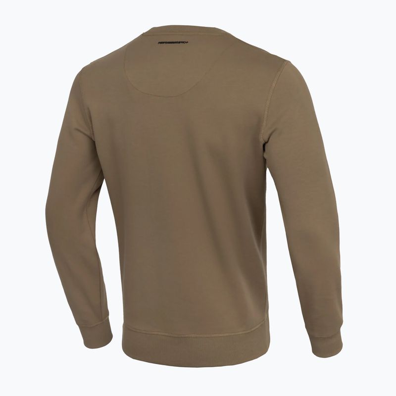 Pánska mikina Pitbull West Coast Beyer Crewneck coyote brown 2