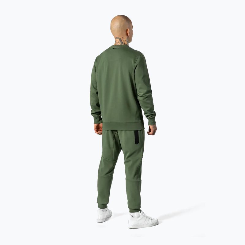 Pánska mikina Pitbull West Coast Beyer Crewneck olivová 4