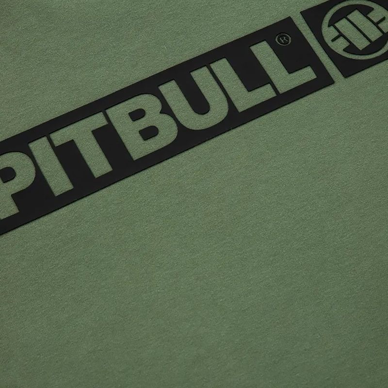 Pánska mikina Pitbull West Coast Beyer Crewneck olivová 7