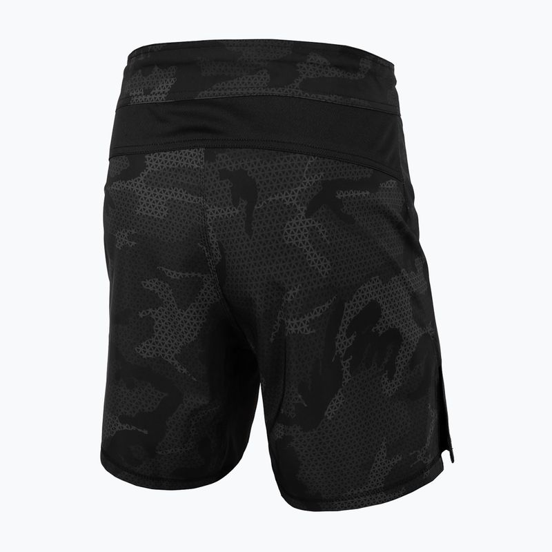 Pánske grapplingové šortky Pitbull West Coast Grappling 3 Net Camo Hilltop 2 black 2