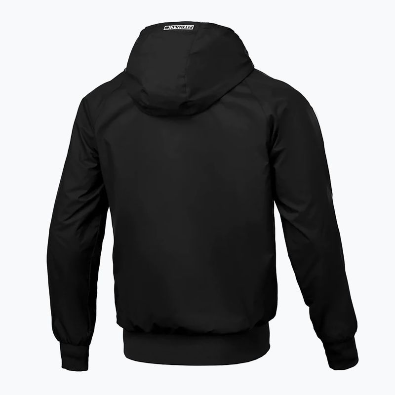 Pánska bunda Pitbull West Coast Athletic Logo Hooded Nylon black 5