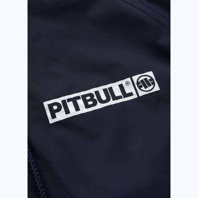 Pánska bunda Pitbull Athletic Logo Hooded Nylon dark navy 10