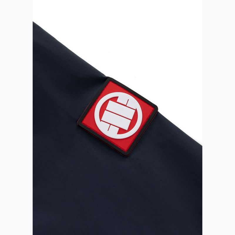 Pánska bunda Pitbull Athletic Logo Hooded Nylon dark navy 14