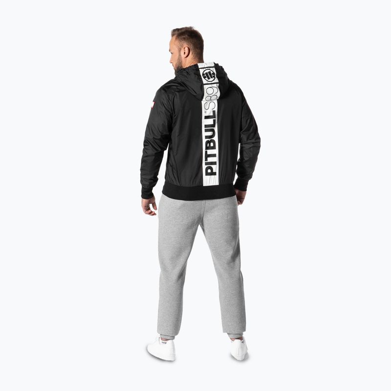 Pánska bunda Pitbull West Coast Athletic Hilltop Hooded Nylon black 2