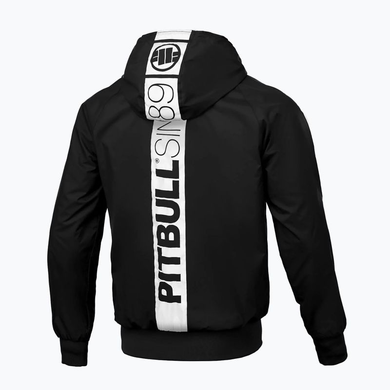 Pánska bunda Pitbull West Coast Athletic Hilltop Hooded Nylon black 4