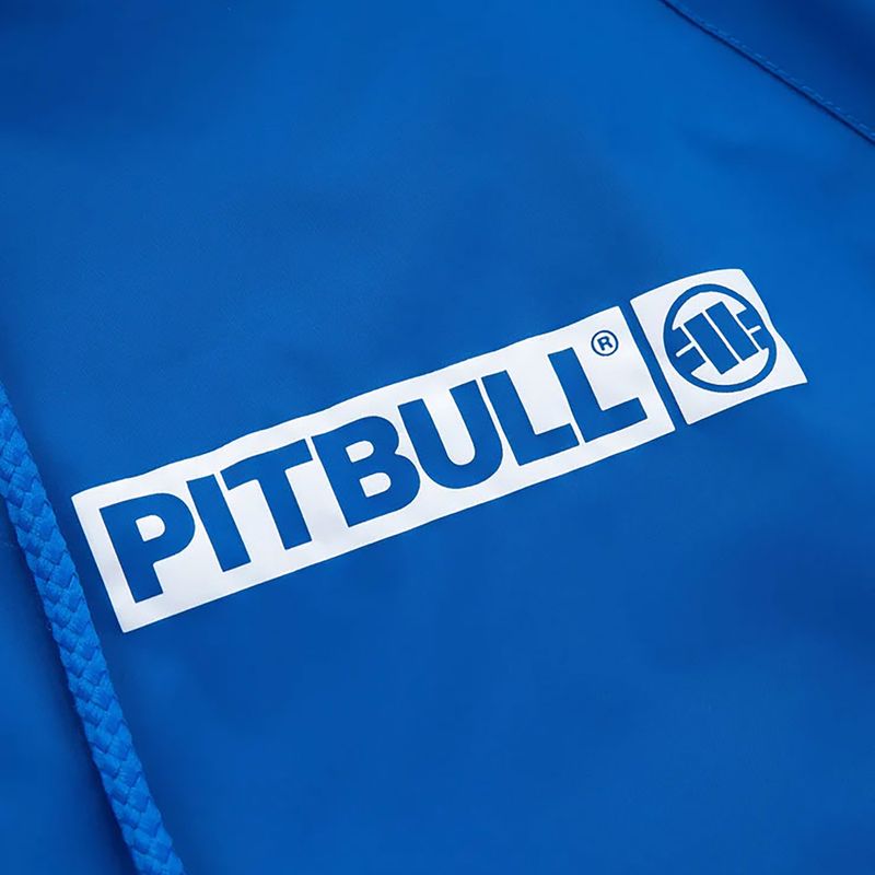 Pánska bunda Pitbull Athletic Hilltop Hooded Nylon blue 4