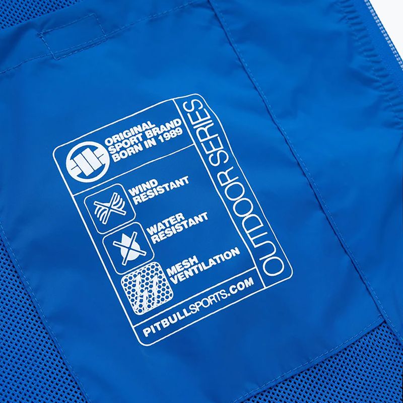 Pánska bunda Pitbull Athletic Hilltop Hooded Nylon blue 10