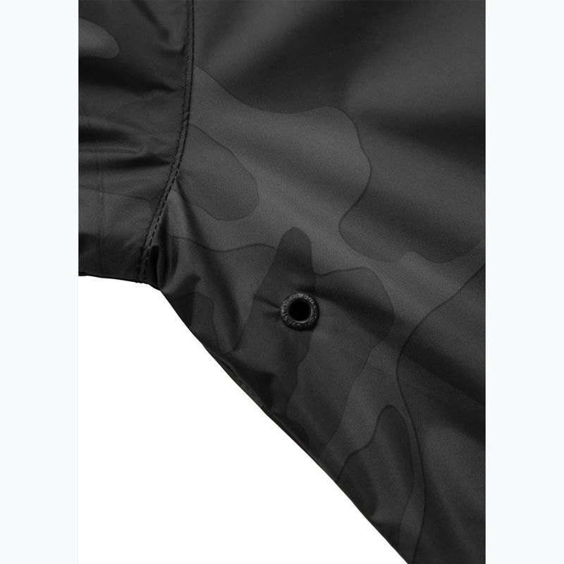 Pánska bunda Pitbull Athletic Hilltop Hooded Nylon čierna 11