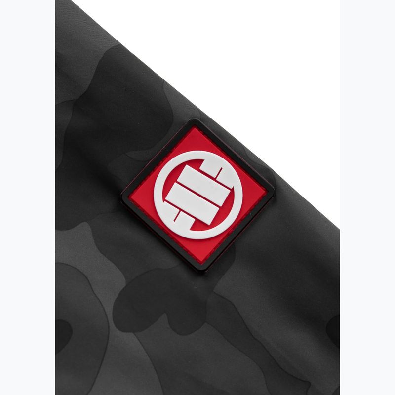 Pánska bunda Pitbull Athletic Hilltop Hooded Nylon čierna 12