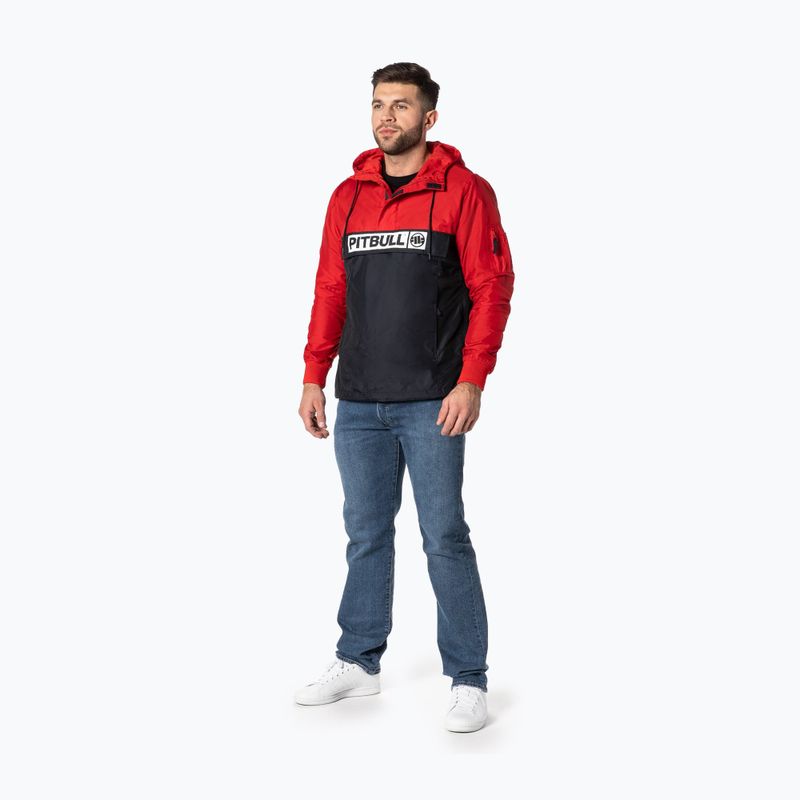 Pitbull West Coast pánska bunda Loring Two-Color Kangaroo red/dark navy 2