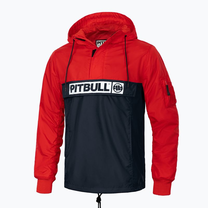 Pitbull West Coast pánska bunda Loring Two-Color Kangaroo red/dark navy 4