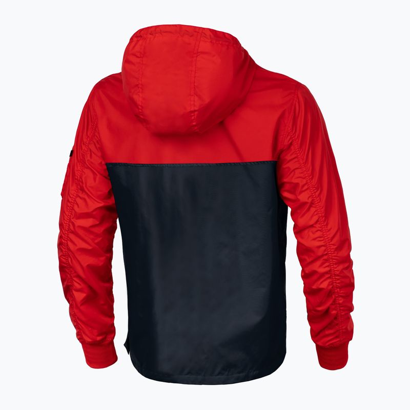 Pitbull West Coast pánska bunda Loring Two-Color Kangaroo red/dark navy 5