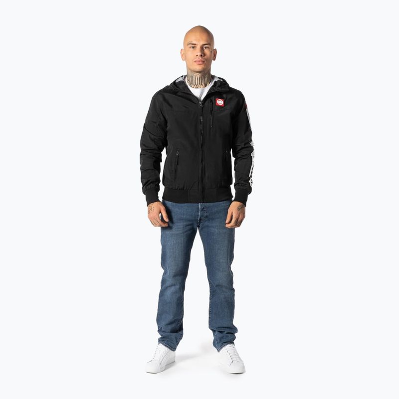 Pitbull West Coast pánska bunda Cabrillo Summer Hooded black 2