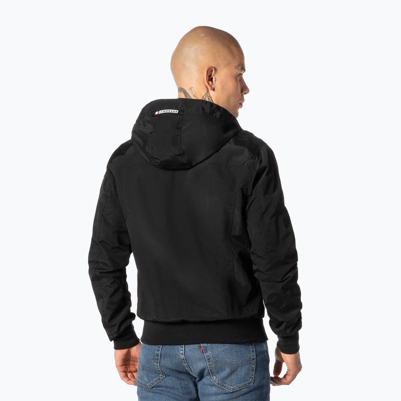 Pitbull West Coast pánska bunda Cabrillo Summer Hooded black 3