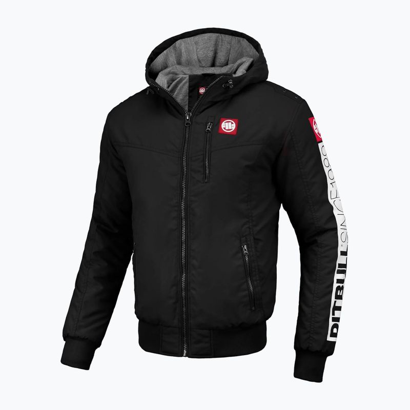 Pitbull West Coast pánska bunda Cabrillo Summer Hooded black 4
