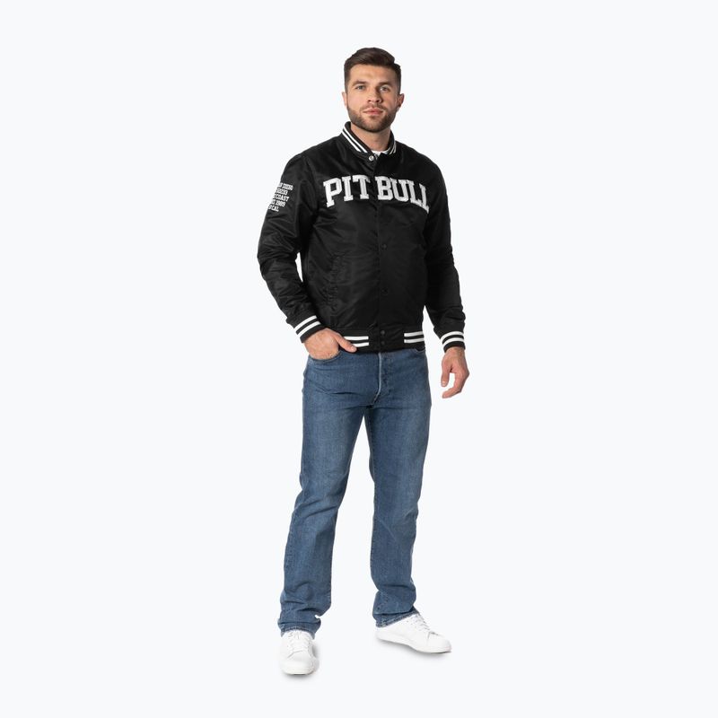 Pánska bunda Pitbull West Coast Tyrian 2 Varsity black 2