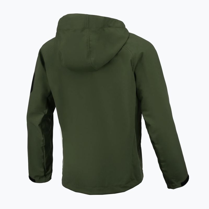Pánska softshellová bunda Pitbull West Coast Rockfish 2 Softshell olive 2