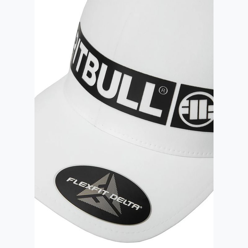 Pitbull Snapback čiapka ,,Hilltop" Stretch Fitted white 4