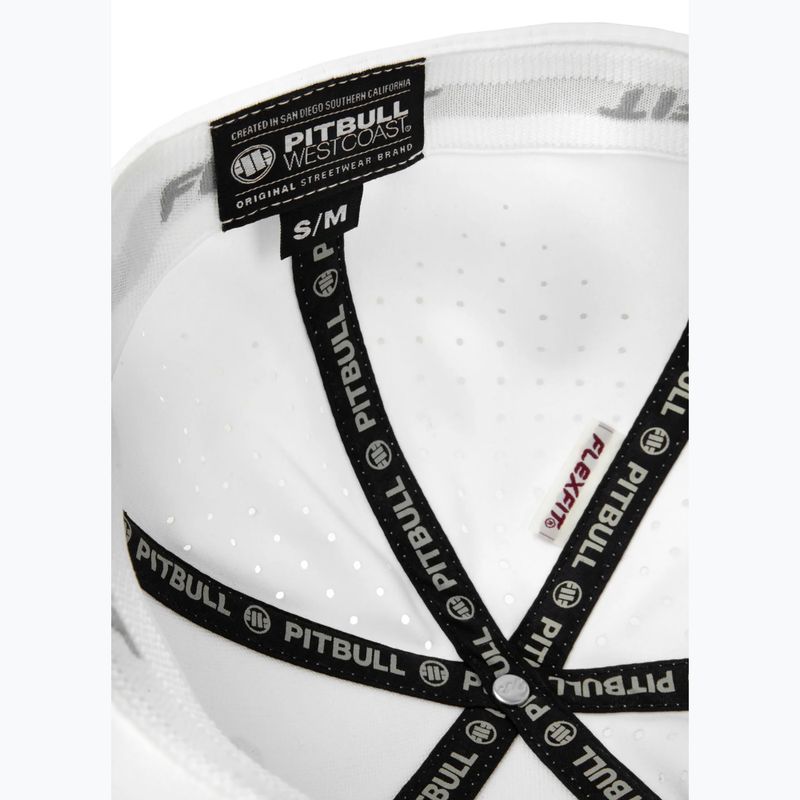 Pitbull Full Cap ,,Logo" Tech Witch Perforovaná biela 7