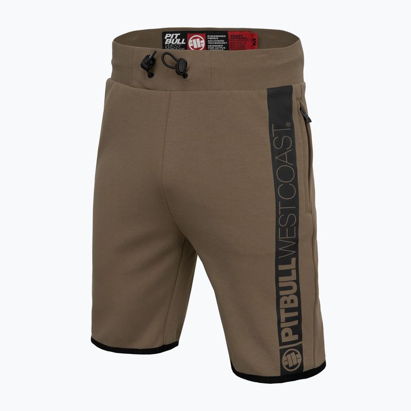 Pánske šortky Pitbull West Coast Saturn coyote brown 3