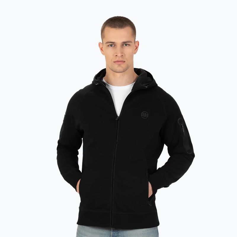 Pánska mikina Pitbull West Coast Hermes Hooded Zip black