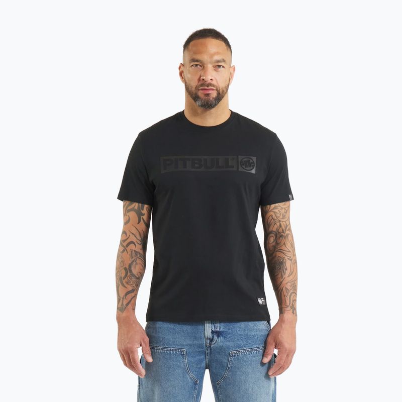 Pánske tričko Pitbull West Coast T-S All Black Hilltop black