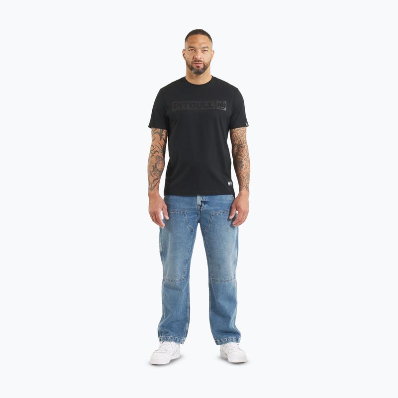 Pánske tričko Pitbull West Coast T-S All Black Hilltop black 2