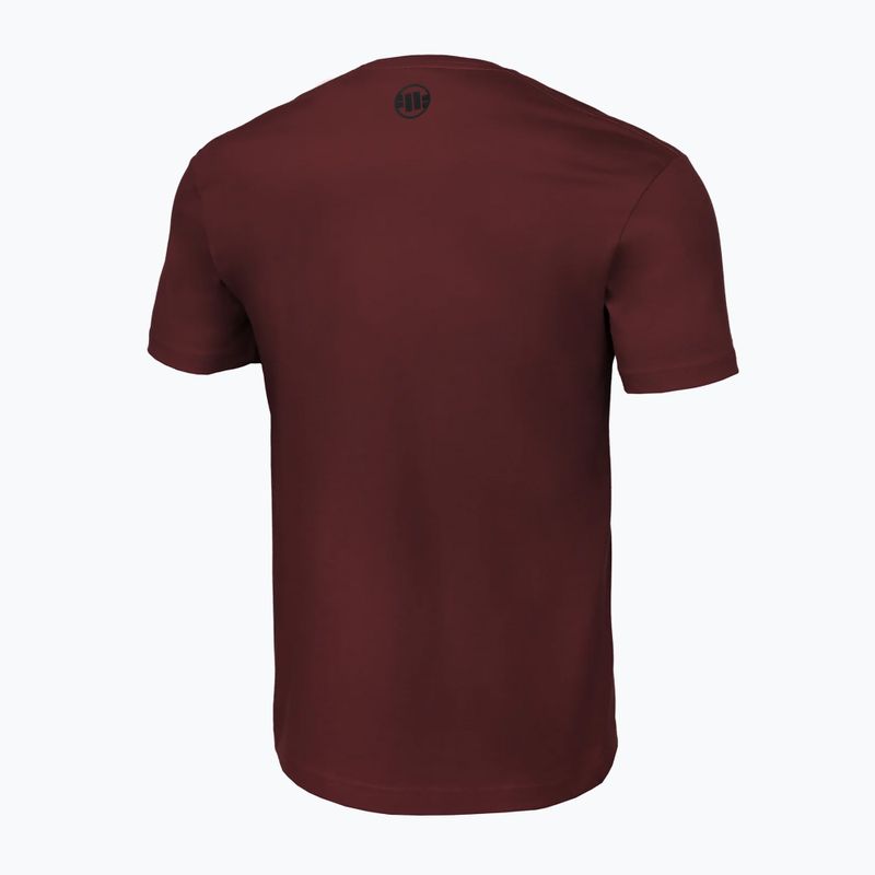 Pánske tričko Pitbull West Coast T-S Classic Boxing burgundy 2