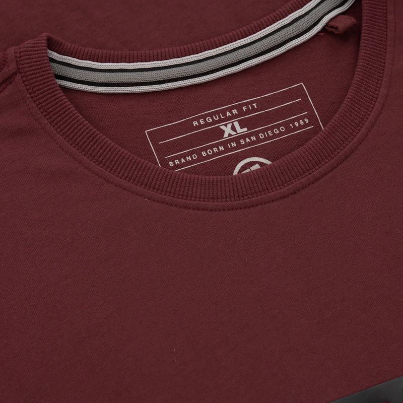 Pánske tričko Pitbull West Coast T-S Classic Boxing burgundy 4