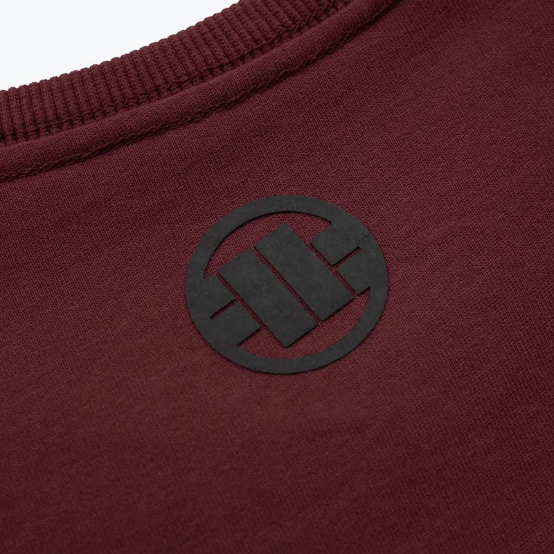 Pánske tričko Pitbull West Coast T-S Classic Boxing burgundy 5