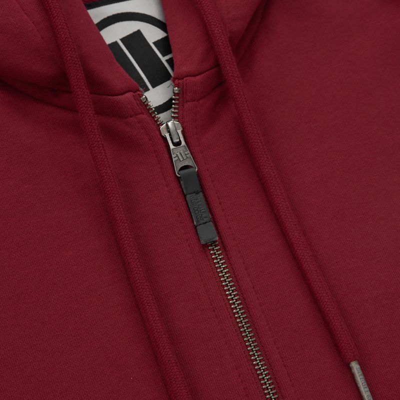 Pánska mikina Pitbull West Coast Everts Hooded Zip burgundy 3