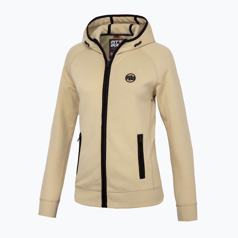 Pánska mikina Pitbull West Coast Fuchsia Hooded Zip sand