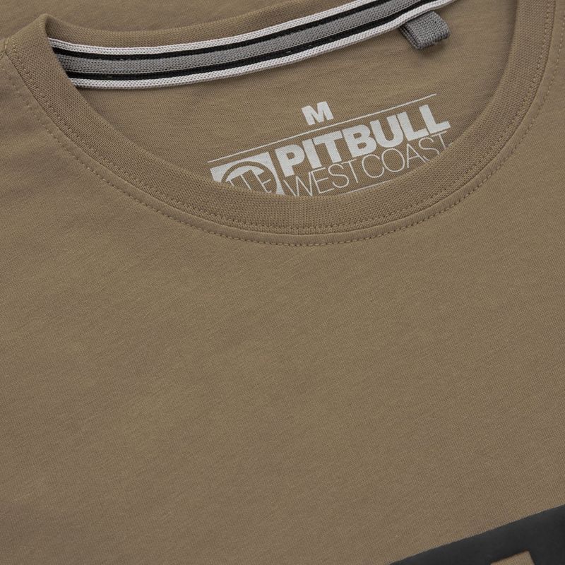 Pánske tričko Pitbull West Coast T-S Hilltop 170 coyote brown 4