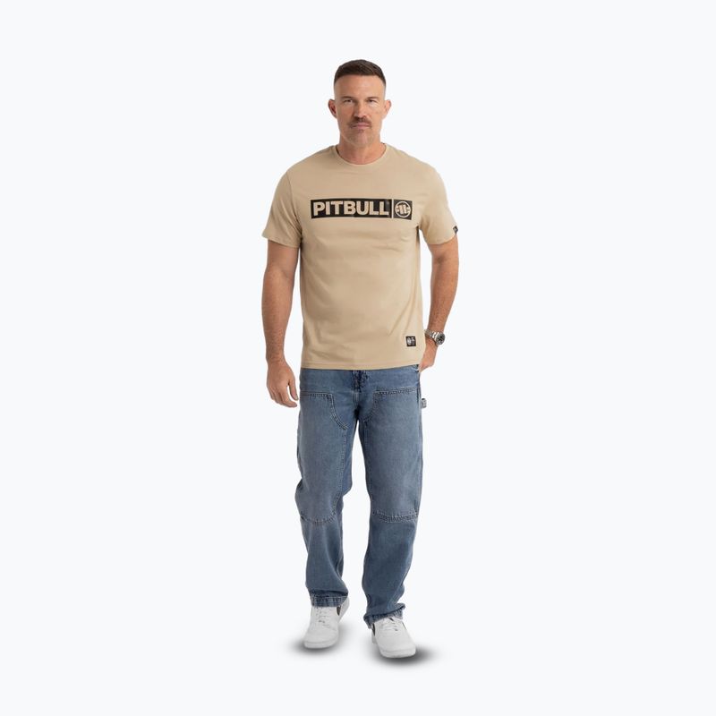 Pánske tričko Pitbull West Coast T-S Hilltop 170 sand 2