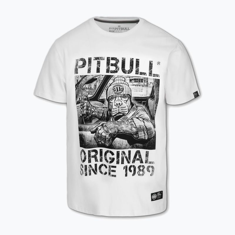 Pánske tričko Pitbull Drive white 4