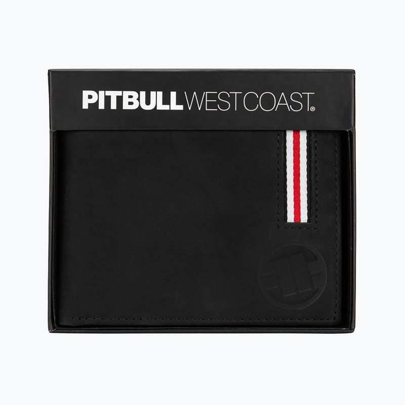 Pánska peňaženka Pitbull Lin Wood 2 Embosed Leather black