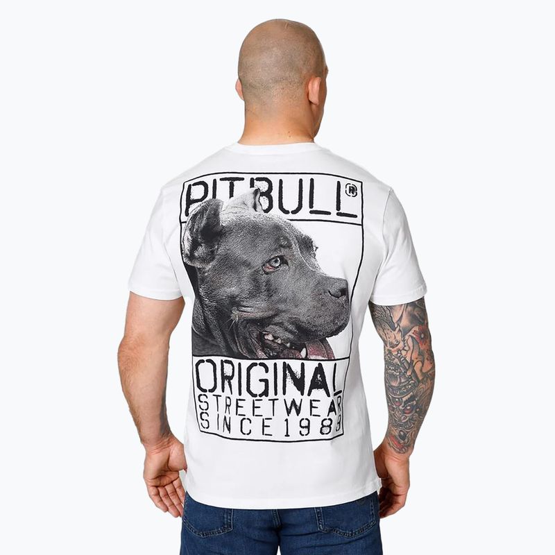 Pitbull West Coast Origin biele pánske tričko 3
