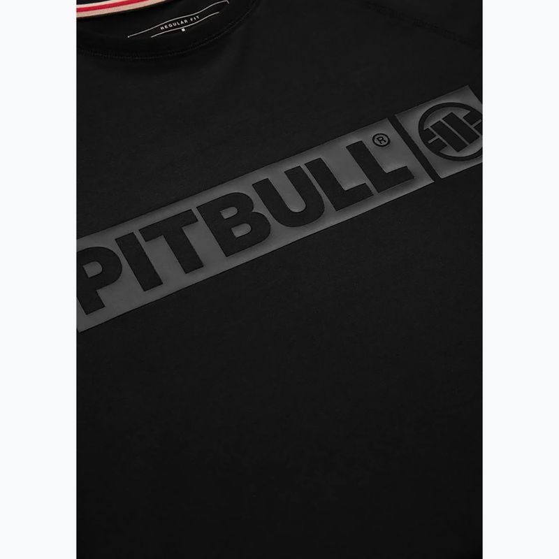 Pánske tričko Pitbull Hilltop s dlhým rukávom čierne 3